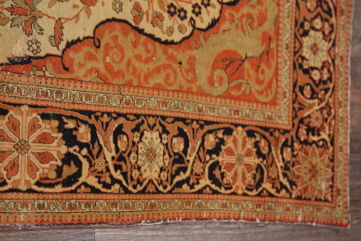 4x7 Kashan Mohtashem Persian Area Rug