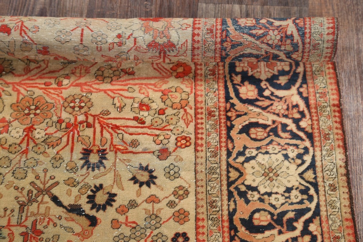 4x7 Kashan Mohtashem Persian Area Rug