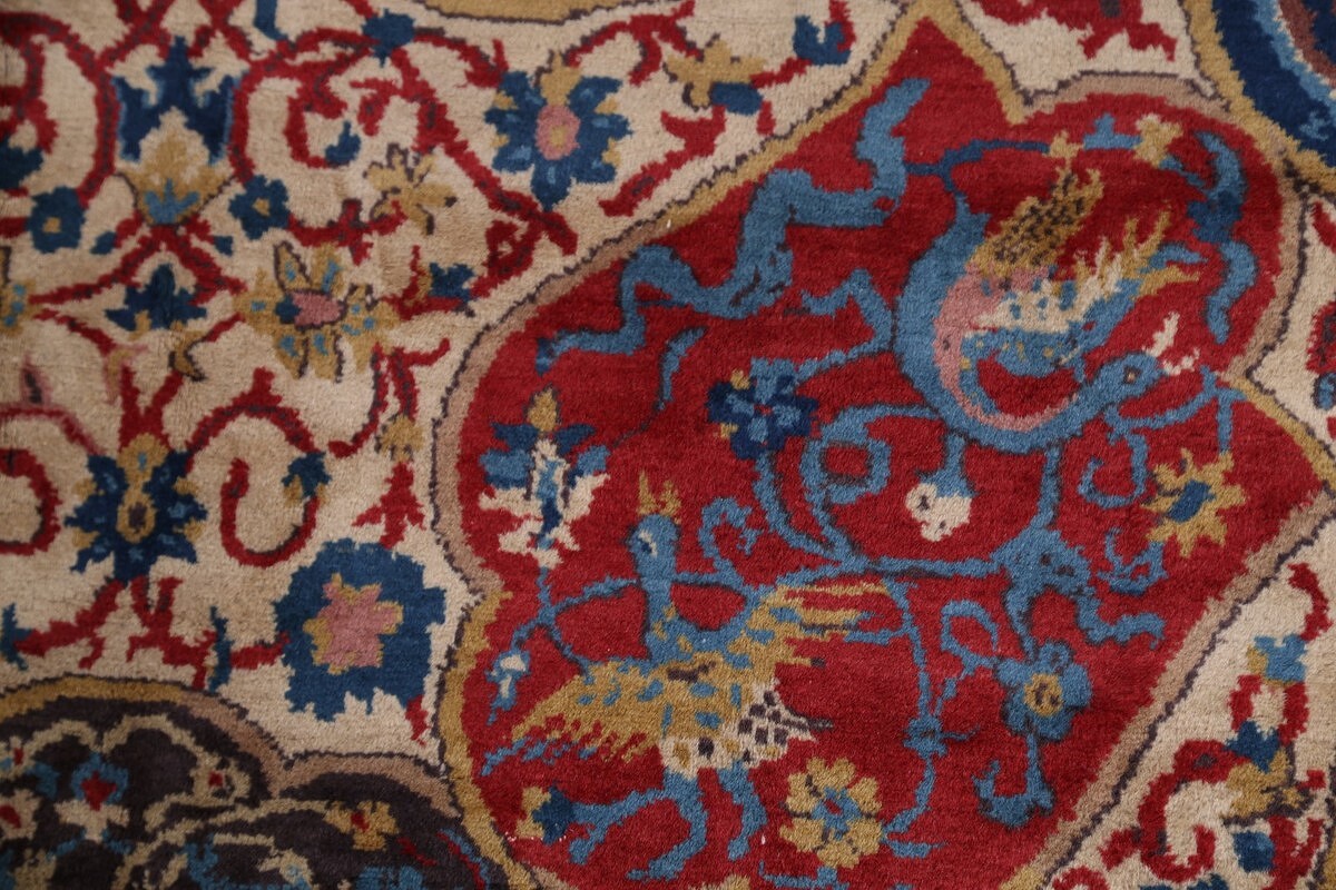 Antique Vegetable Dye 12x20 Agra Taj-Mahal Oriental Area Rug