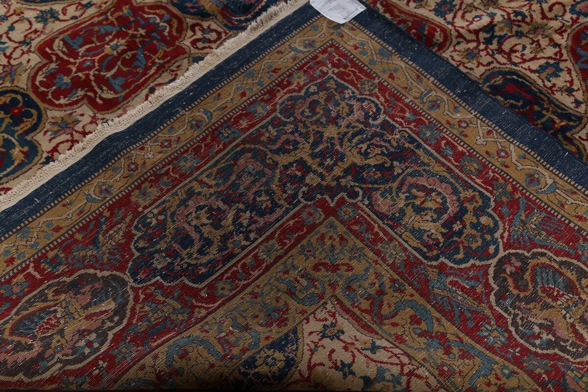 Antique Vegetable Dye 12x20 Agra Taj-Mahal Oriental Area Rug