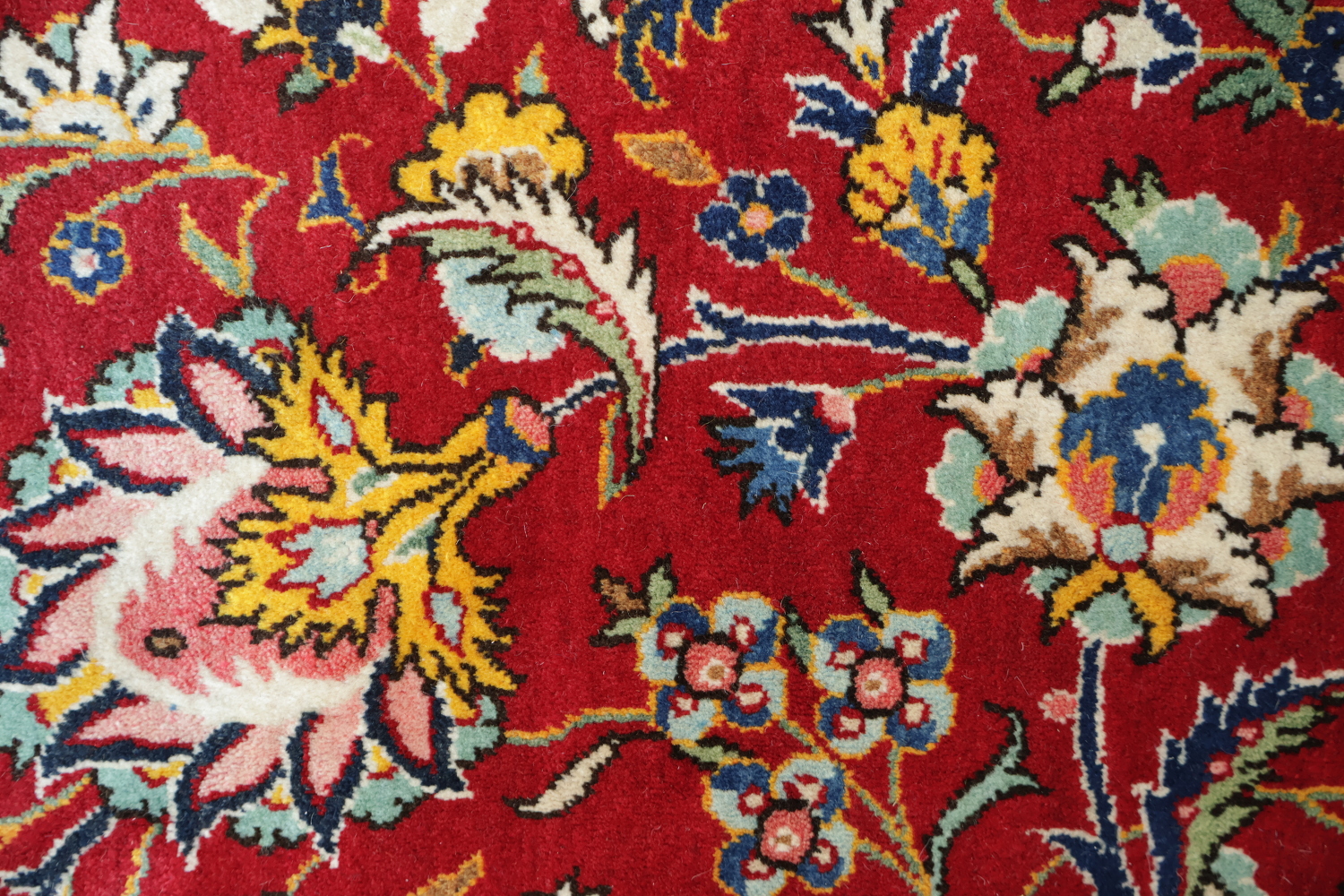 Top Quality Traditional All-Over Red Kashan Persian Area Rug 10x14