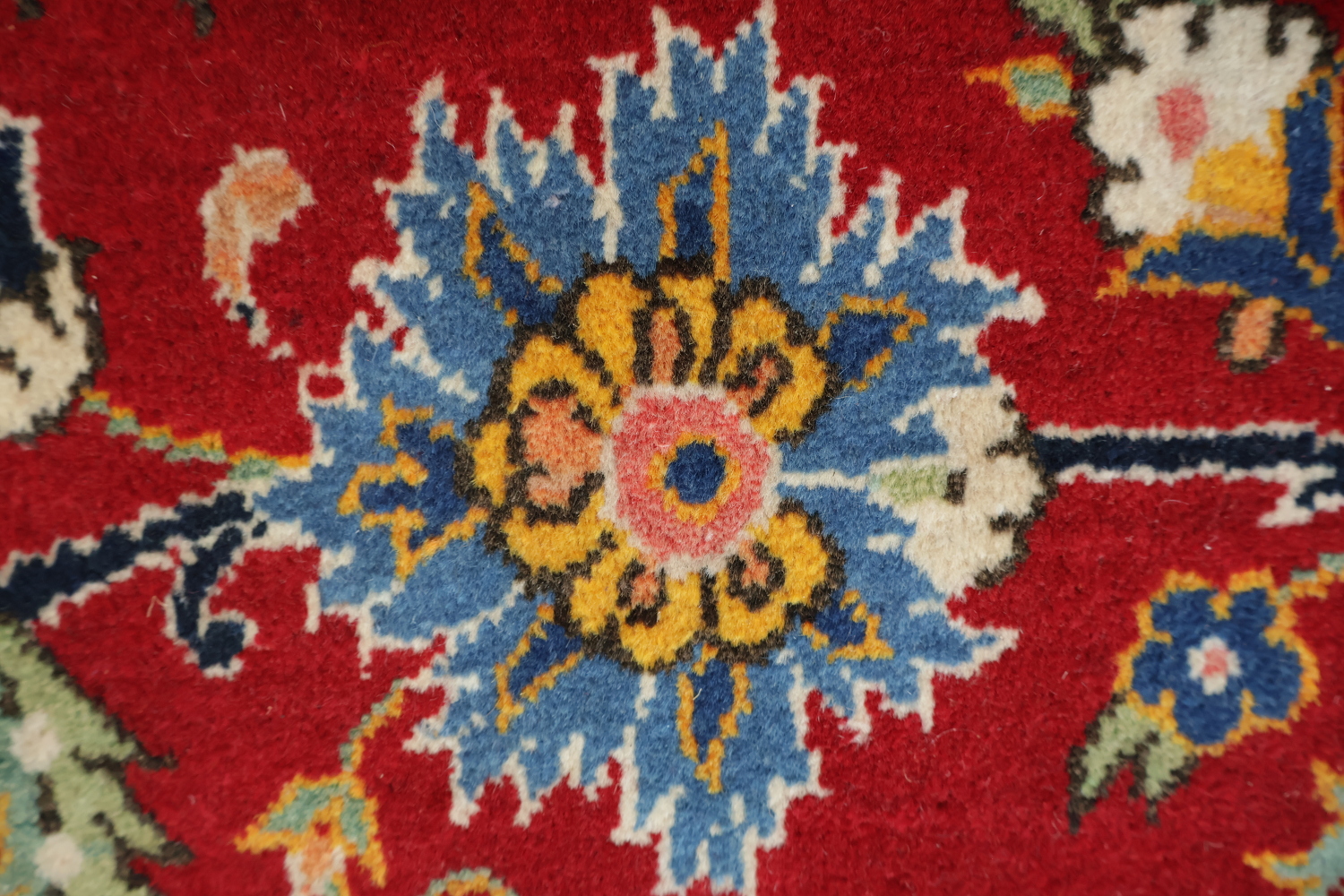 Top Quality Traditional All-Over Red Kashan Persian Area Rug 10x14