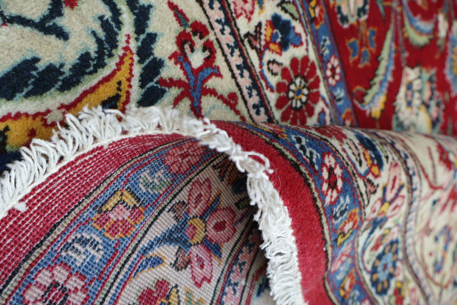Top Quality Traditional All-Over Red Kashan Persian Area Rug 10x14