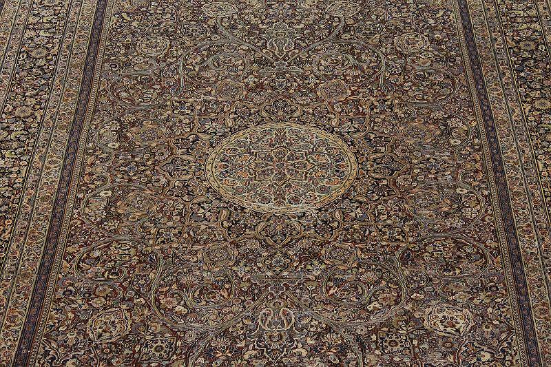 Pre-1900 Antique 9x12 Dorokhsh Persian Area Rug