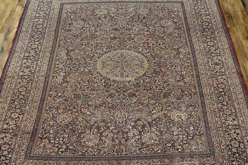 Pre-1900 Antique 9x12 Dorokhsh Persian Area Rug
