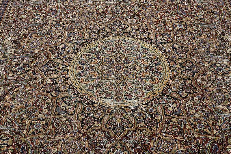 Pre-1900 Antique 9x12 Dorokhsh Persian Area Rug
