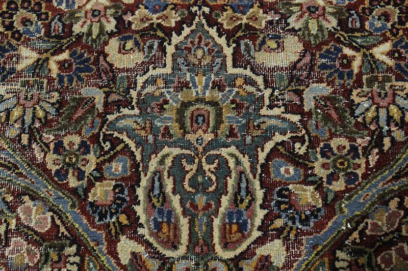 Pre-1900 Antique 9x12 Dorokhsh Persian Area Rug