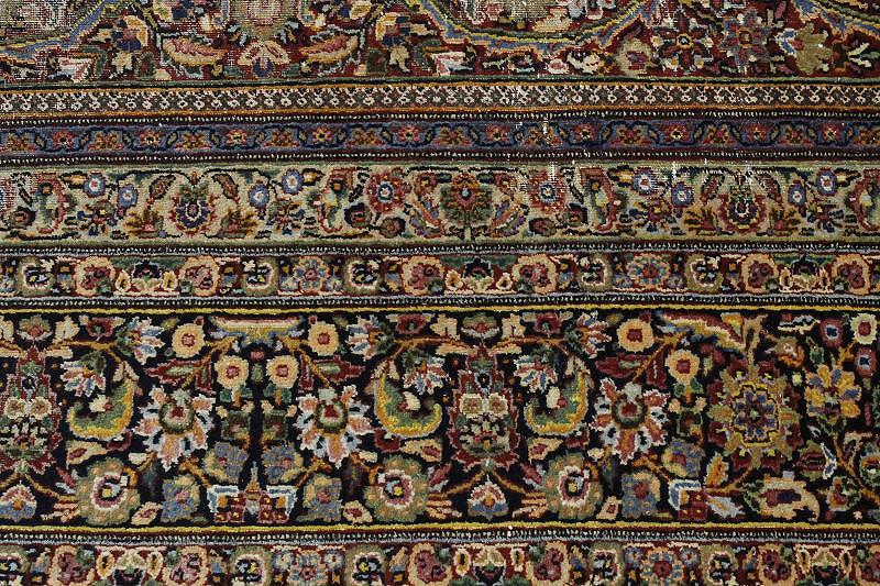 Pre-1900 Antique 9x12 Dorokhsh Persian Area Rug