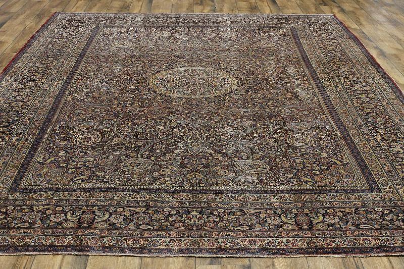 Pre-1900 Antique 9x12 Dorokhsh Persian Area Rug