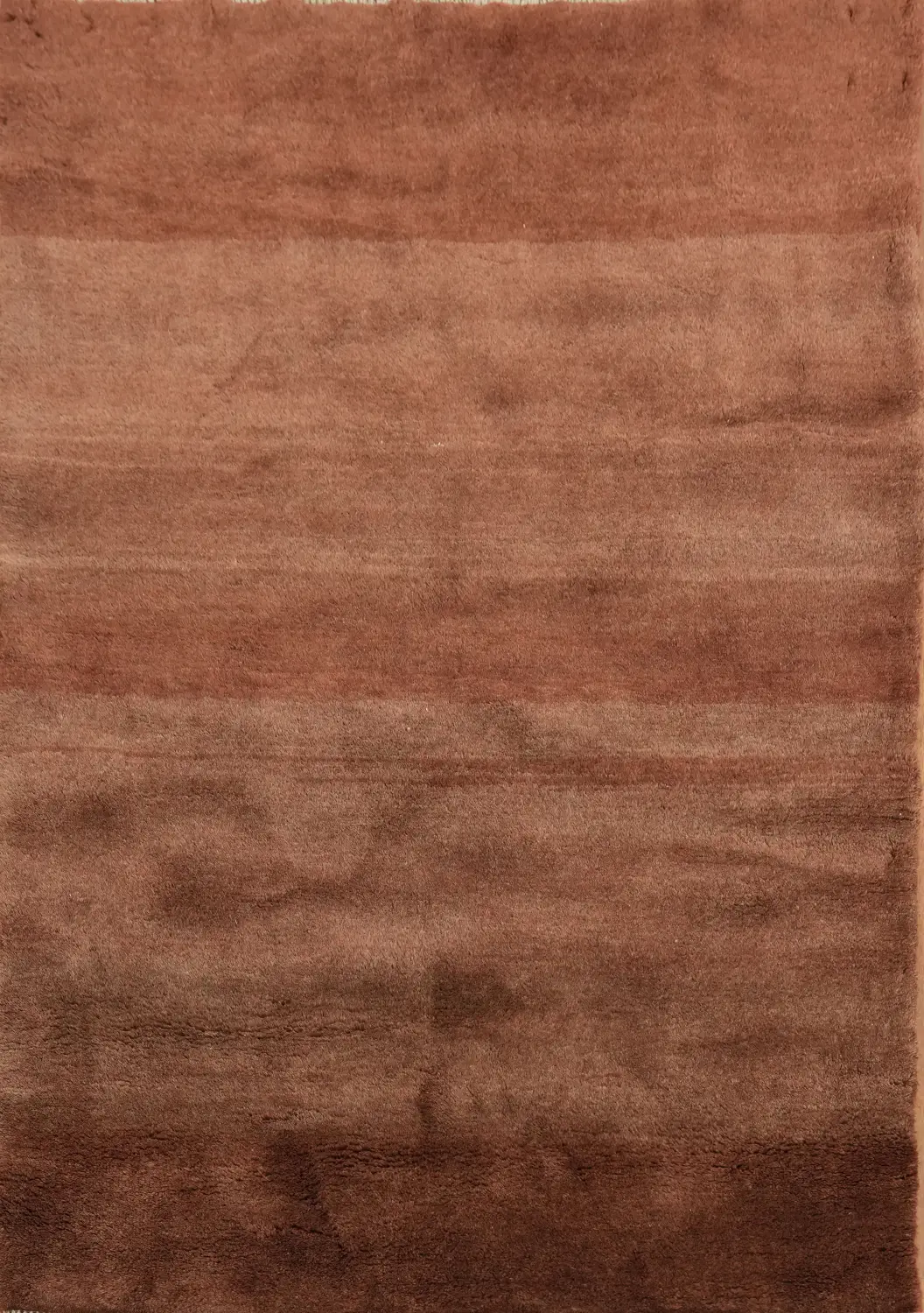 Rich Textured Brown Tones Gabbeh Zolanvari Persian Rug 4x5