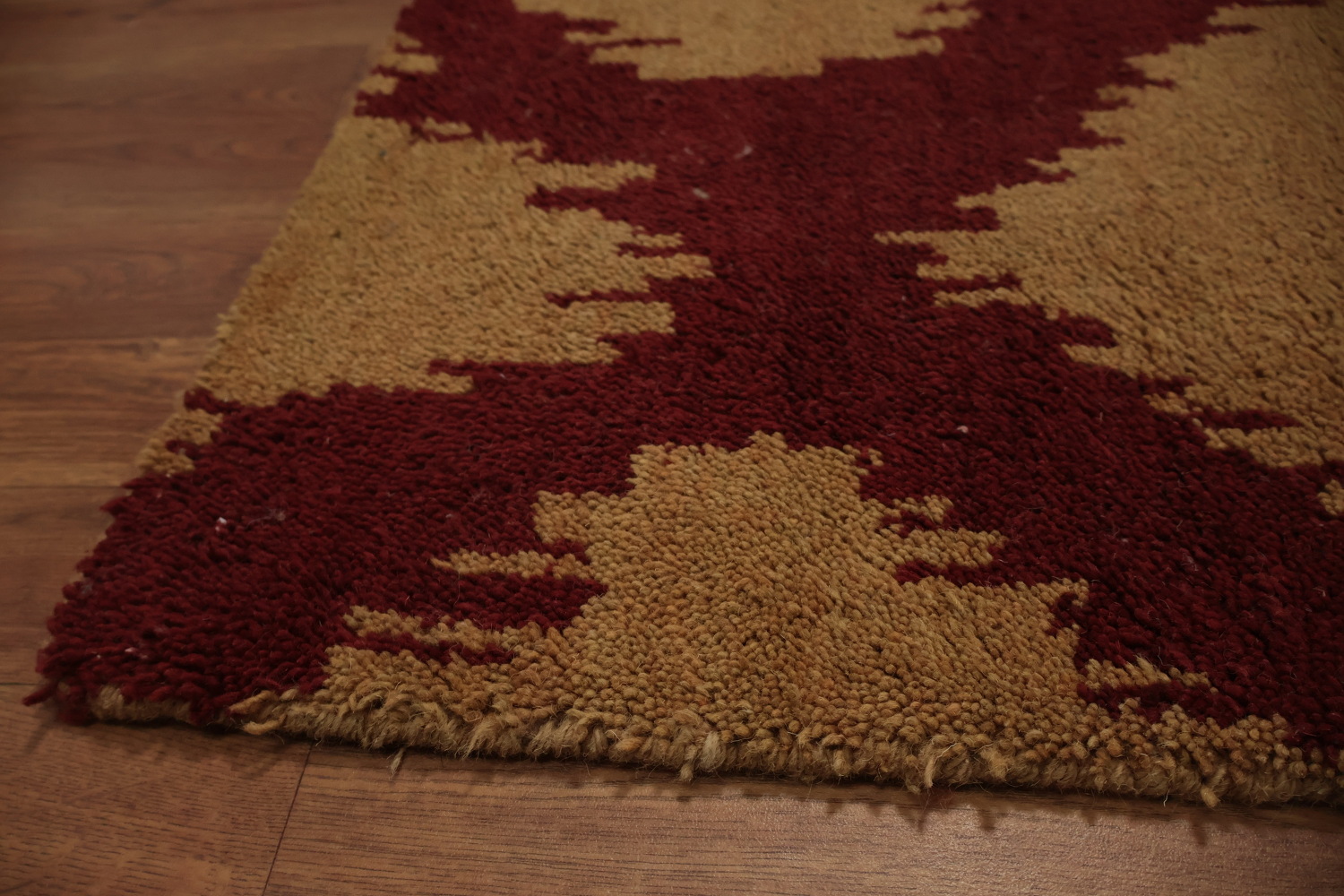 Ikat Patterned Moroccan Large Rug 10x14 for Modern Homes