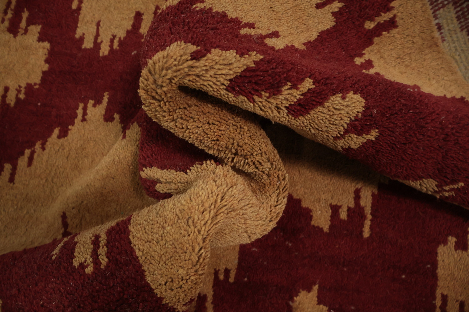 Ikat Patterned Moroccan Large Rug 10x14 for Modern Homes
