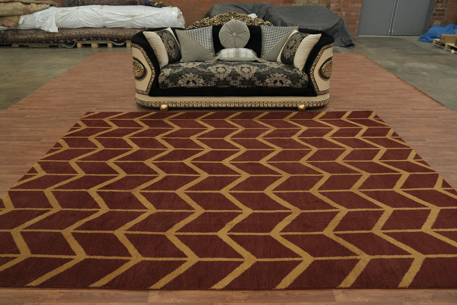 Chevron Design Moroccan Area Rug 9x12 for a Stylish and Cozy Home