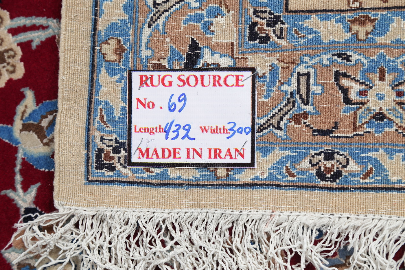 Red Antique Floral Nain Persian Area Rug 10X14