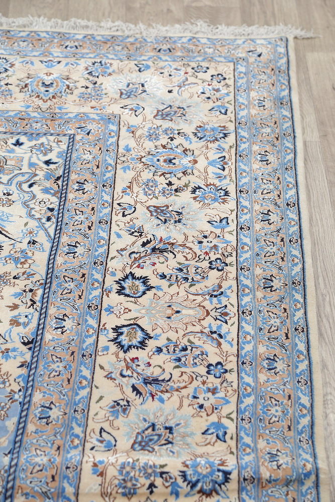 Red Antique Floral Nain Persian Area Rug 10X14