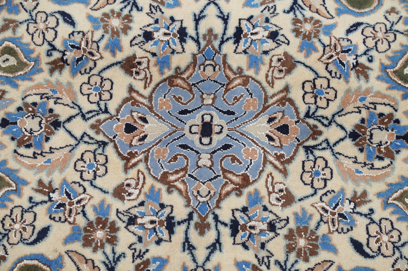 Red Antique Floral Nain Persian Area Rug 10X14
