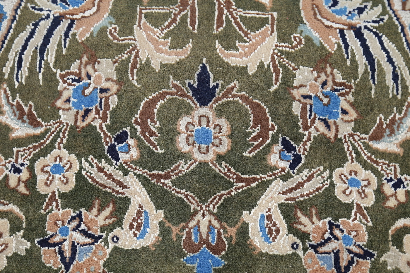 Red Antique Floral Nain Persian Area Rug 10X14