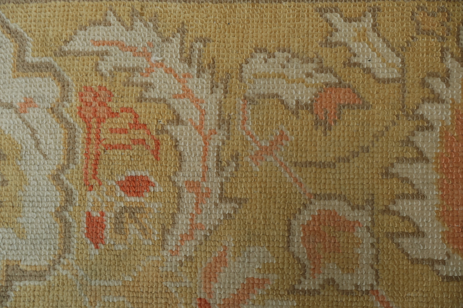Antique Muted Green and Gold Oushak Turkish Living Room Rug 9x12