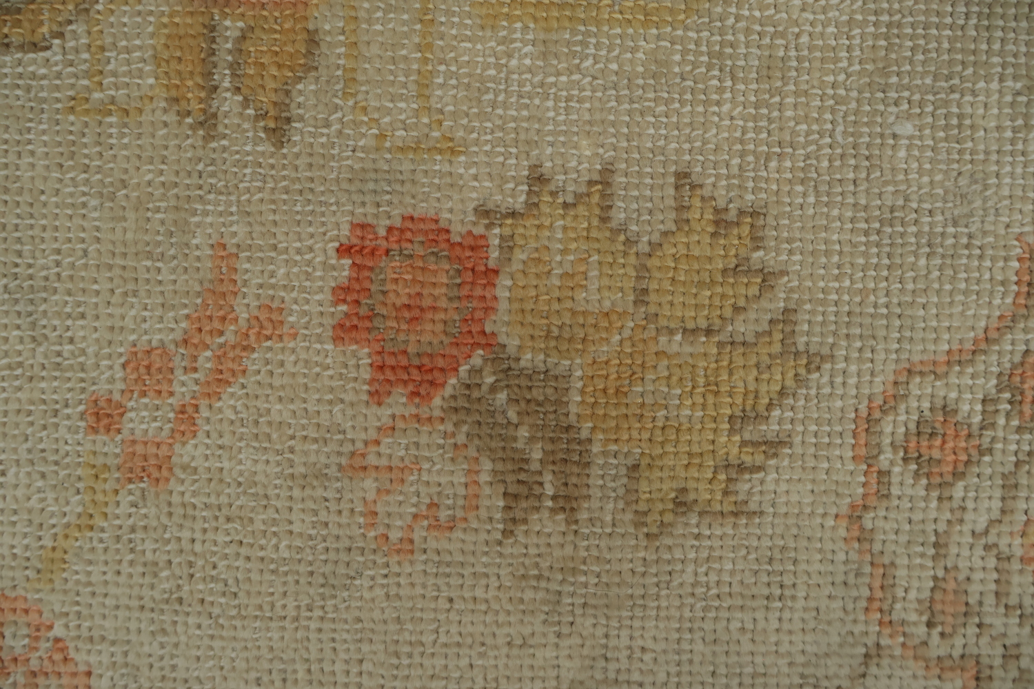 Antique Muted Green and Gold Oushak Turkish Living Room Rug 9x12