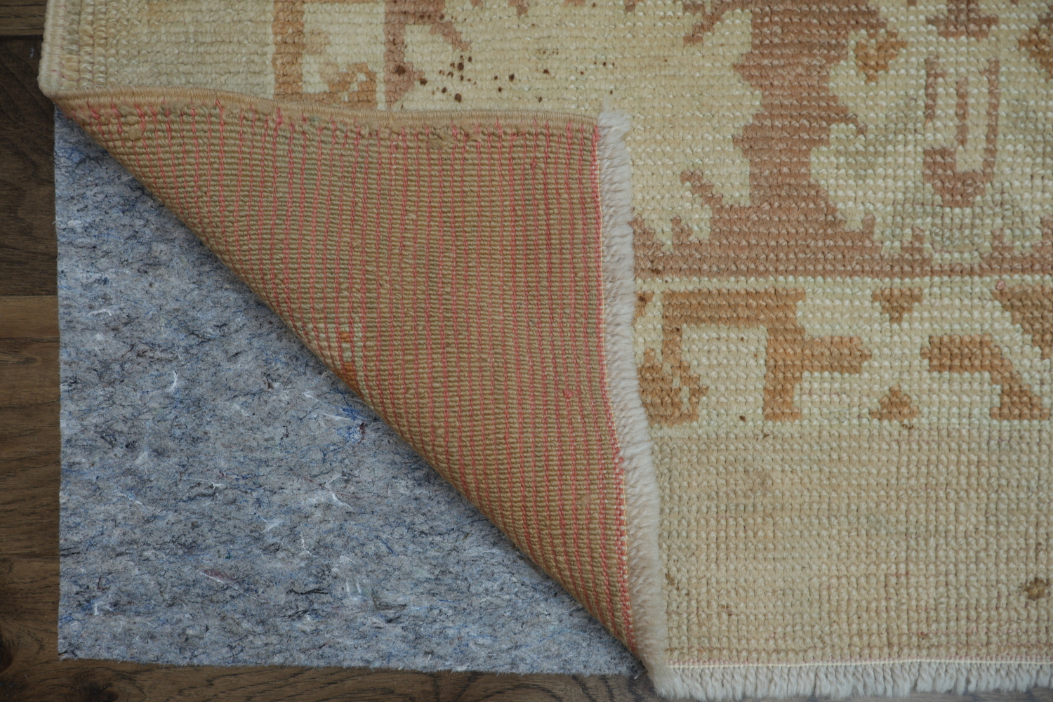 Vegetable Dye Oushak Turkish Hand-Knotted Area Rug 7x11