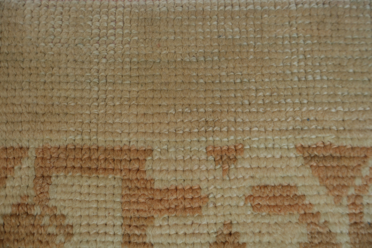 Vegetable Dye Oushak Turkish Hand-Knotted Area Rug 7x11