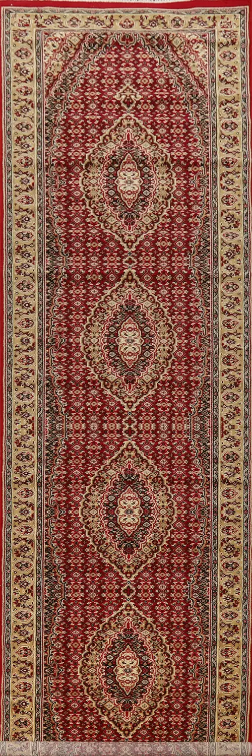 Elegant Persian-Inspired 17 ft Red Long Runner Rug