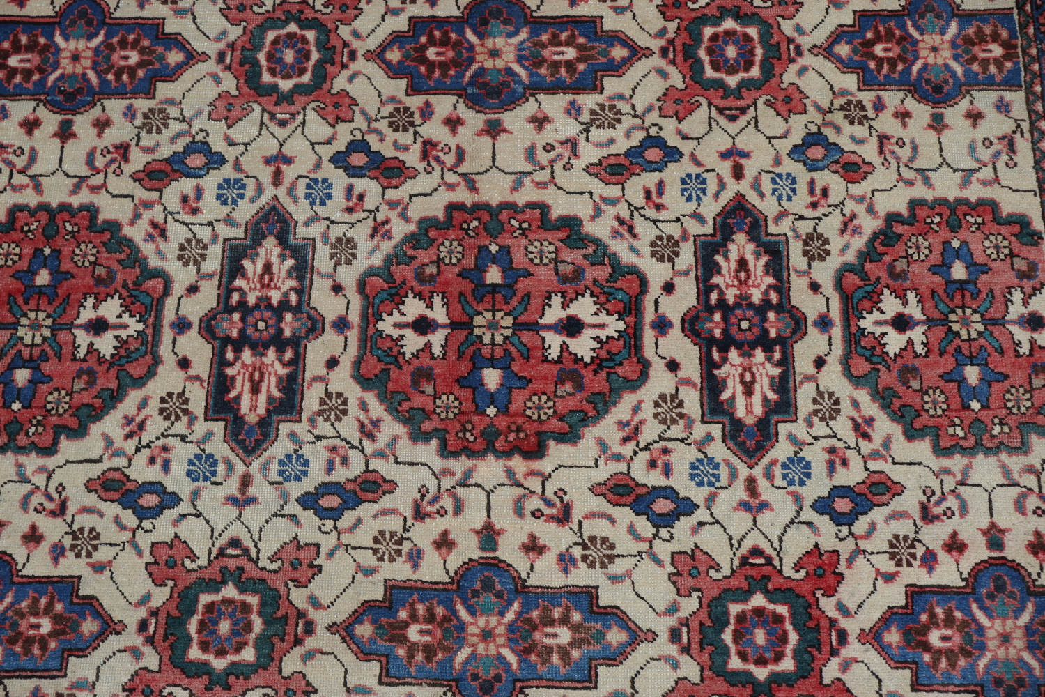 Antique Heriz Persian Living Room Wool Rug 8x11