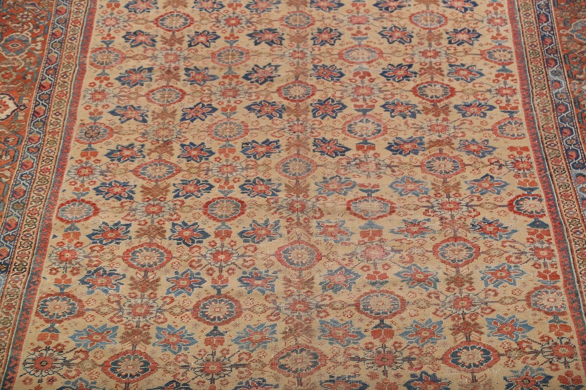 Pre-1900 Antique Sultanabad Large Persian Rug 9x20