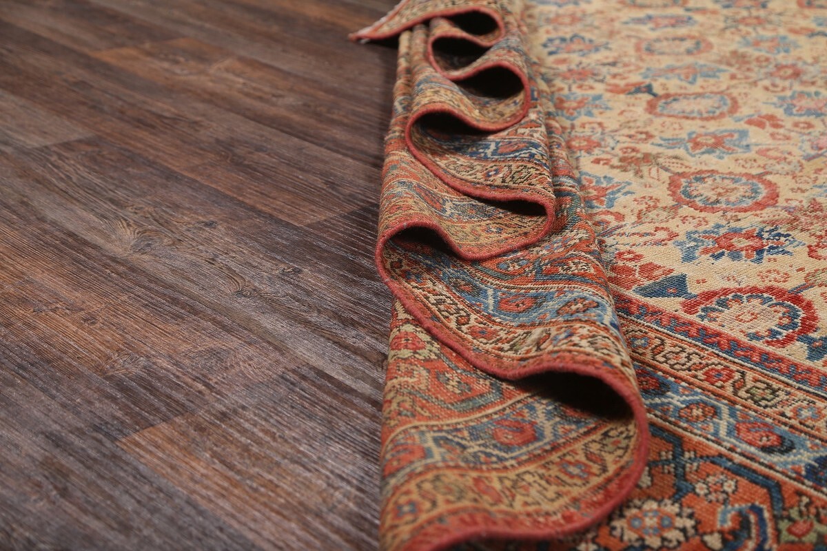 Pre-1900 Antique Sultanabad Large Persian Rug 9x20