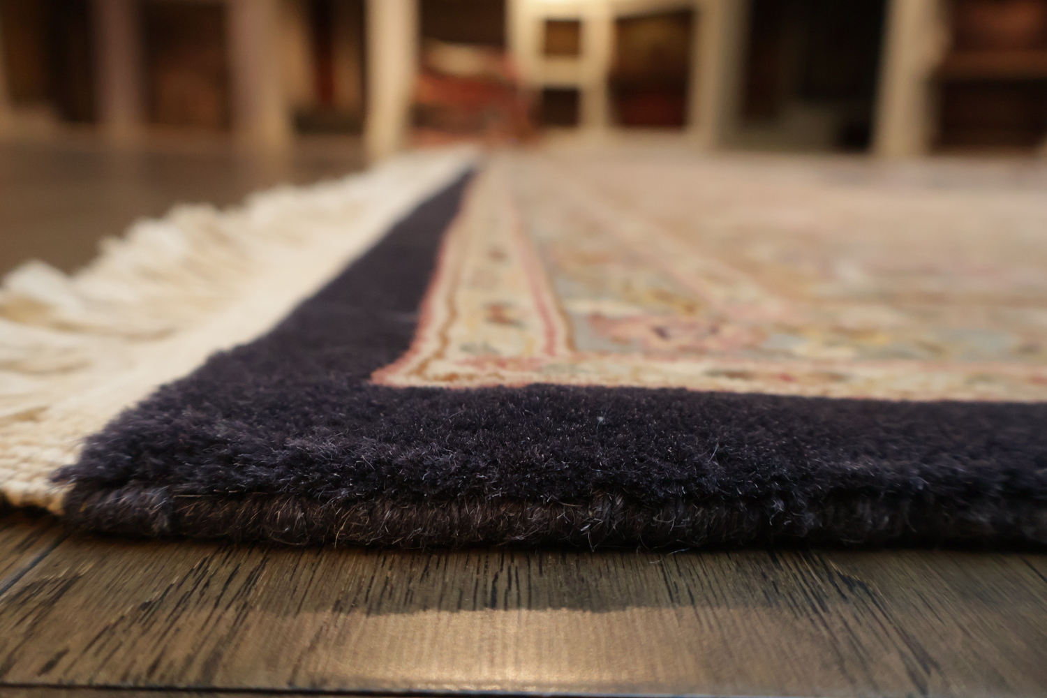 Classic Design Navy Blue and Pink Pak Persian Rug Perfect for Traditional Room 8x10