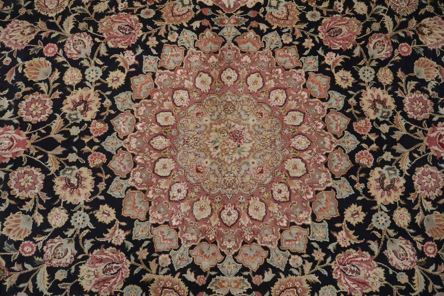 Classic Design Navy Blue and Pink Pak Persian Rug Perfect for Traditional Room 8x10