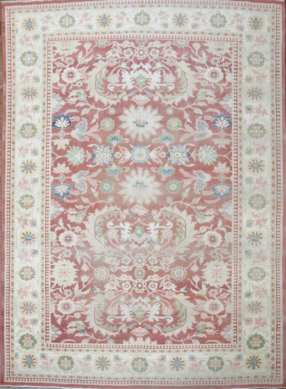 Vegetable Dye Oushak Egyptian Area Rug 9x12