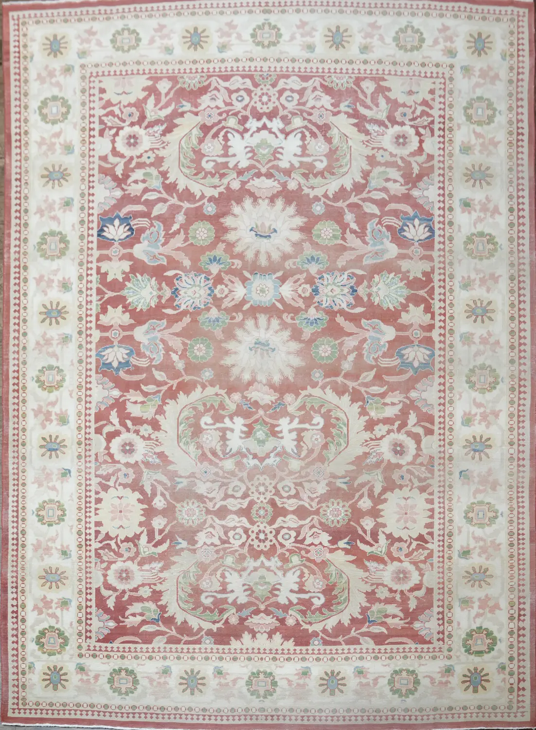 Vegetable Dye Oushak Egyptian Area Rug 9x12