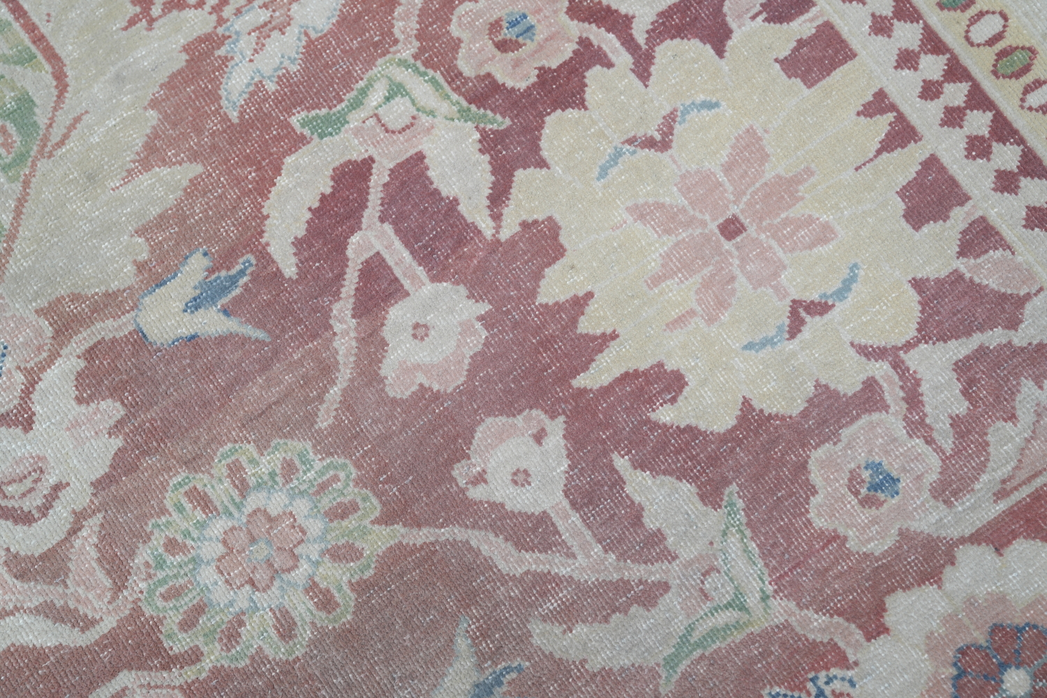 Vegetable Dye Oushak Egyptian Area Rug 9x12