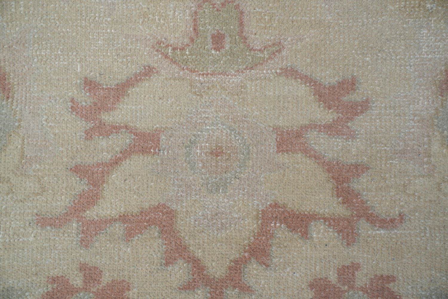Vegetable Dye Rust Oushak Egyptian Area Rug 9x12