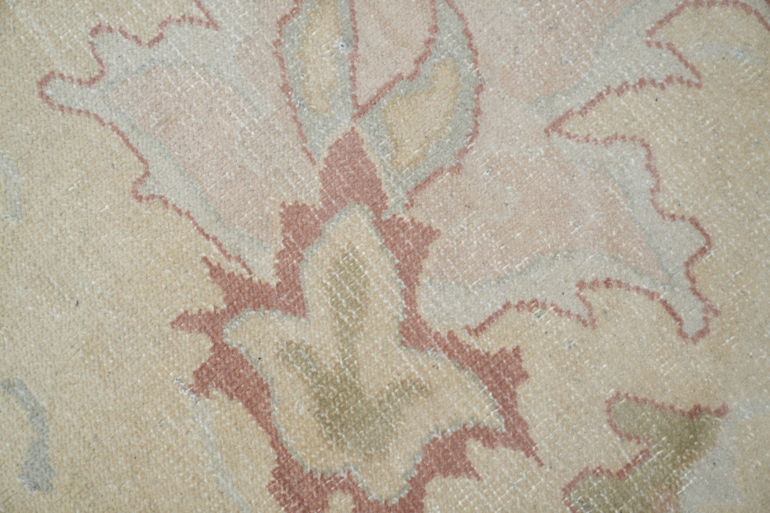 Vegetable Dye Rust Oushak Egyptian Area Rug 9x12