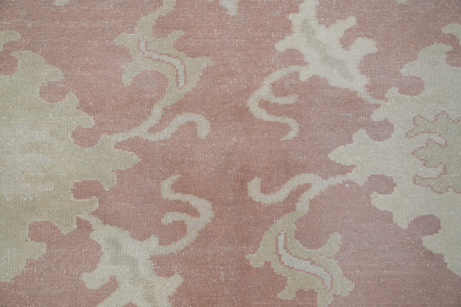 Vegetable Dye Rust Oushak Egyptian Area Rug 9x12