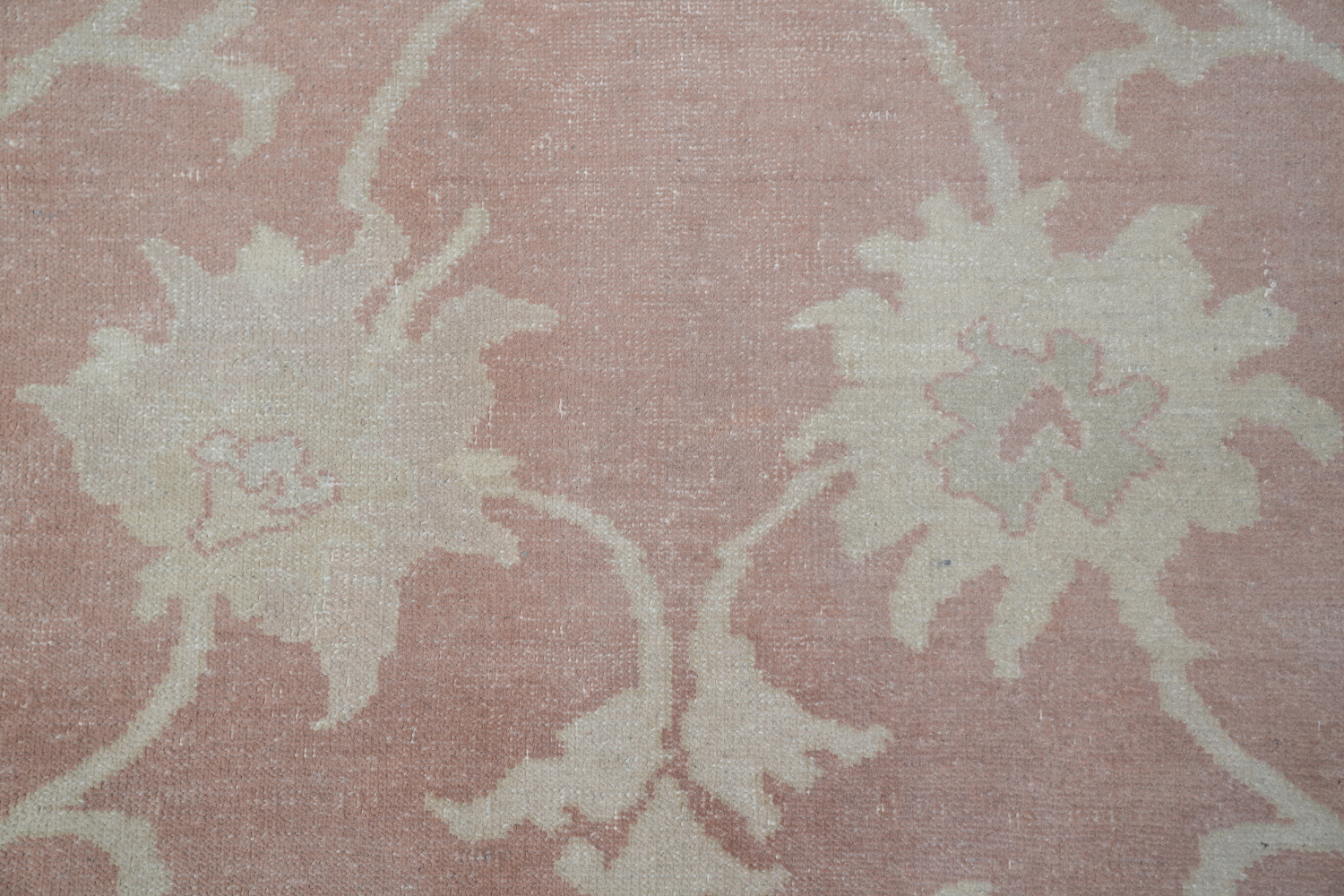 Vegetable Dye Rust Oushak Egyptian Area Rug 9x12