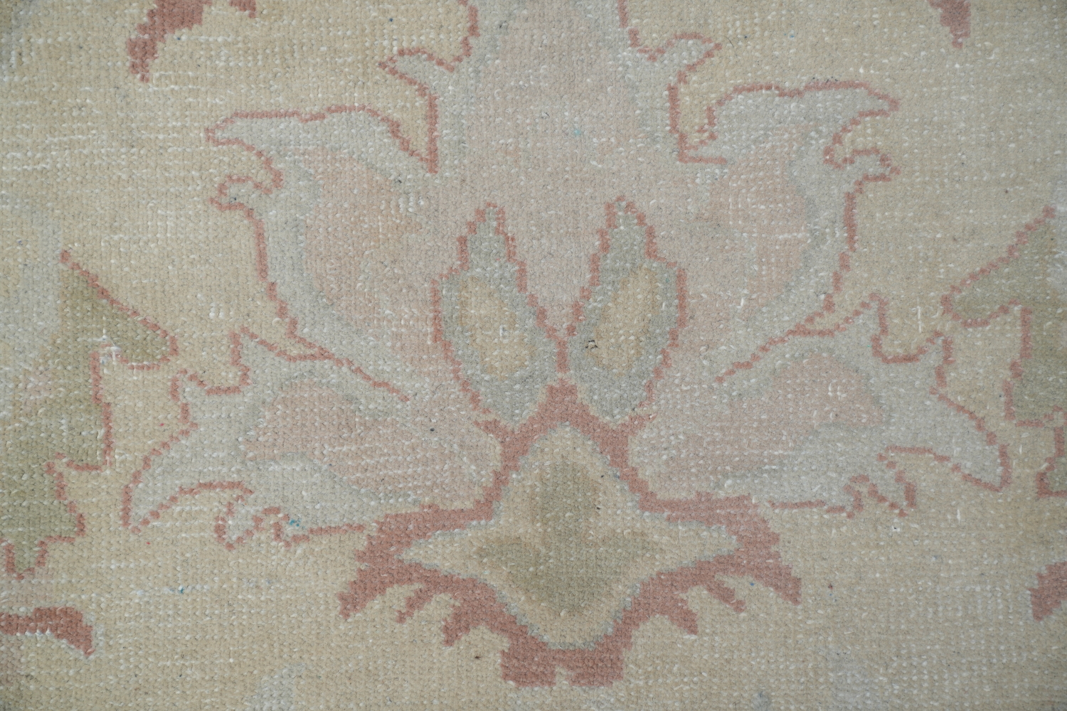 Vegetable Dye Rust Oushak Egyptian Area Rug 9x12
