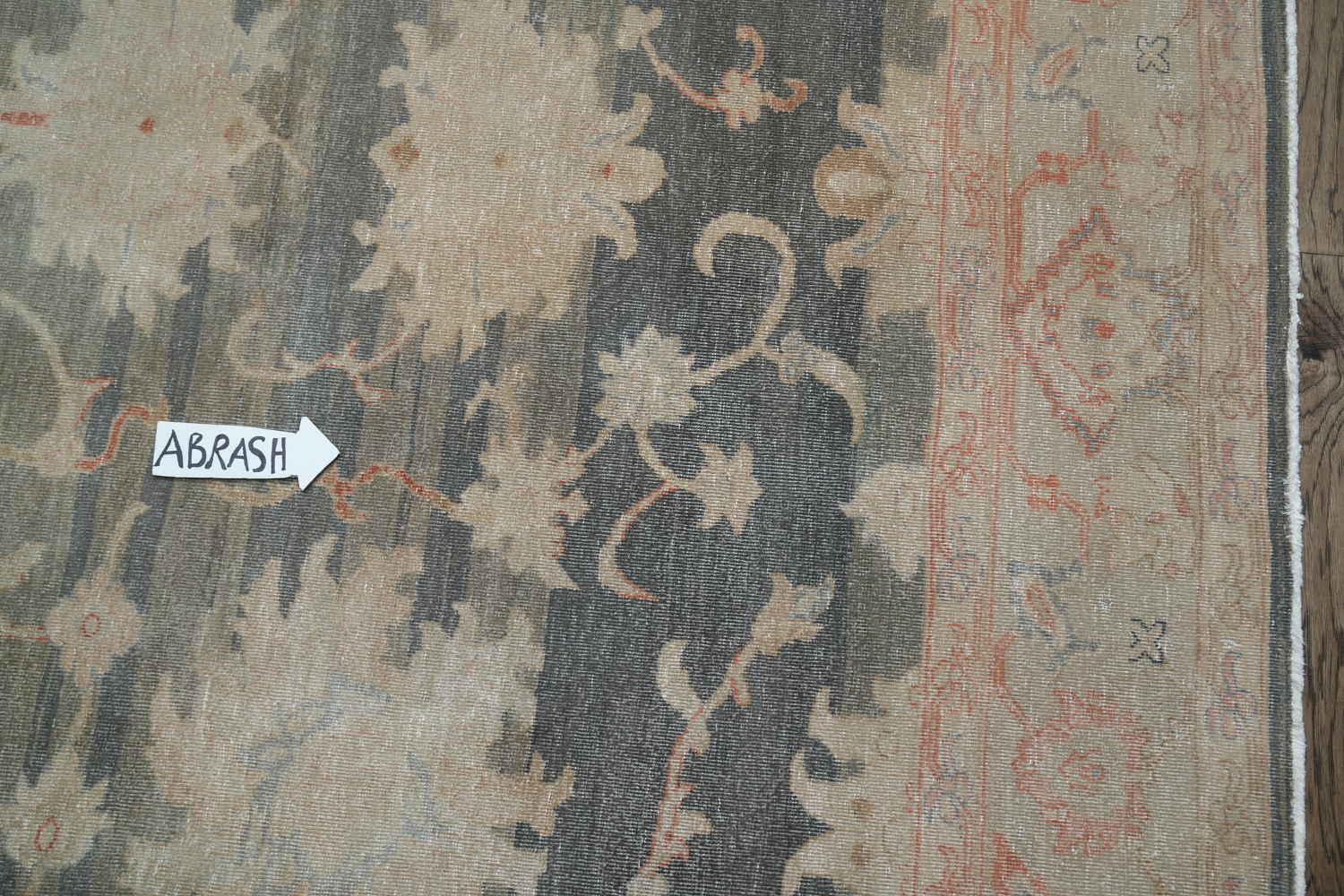 Antique Look Floral Oushak Oriental Area Rug 9x12