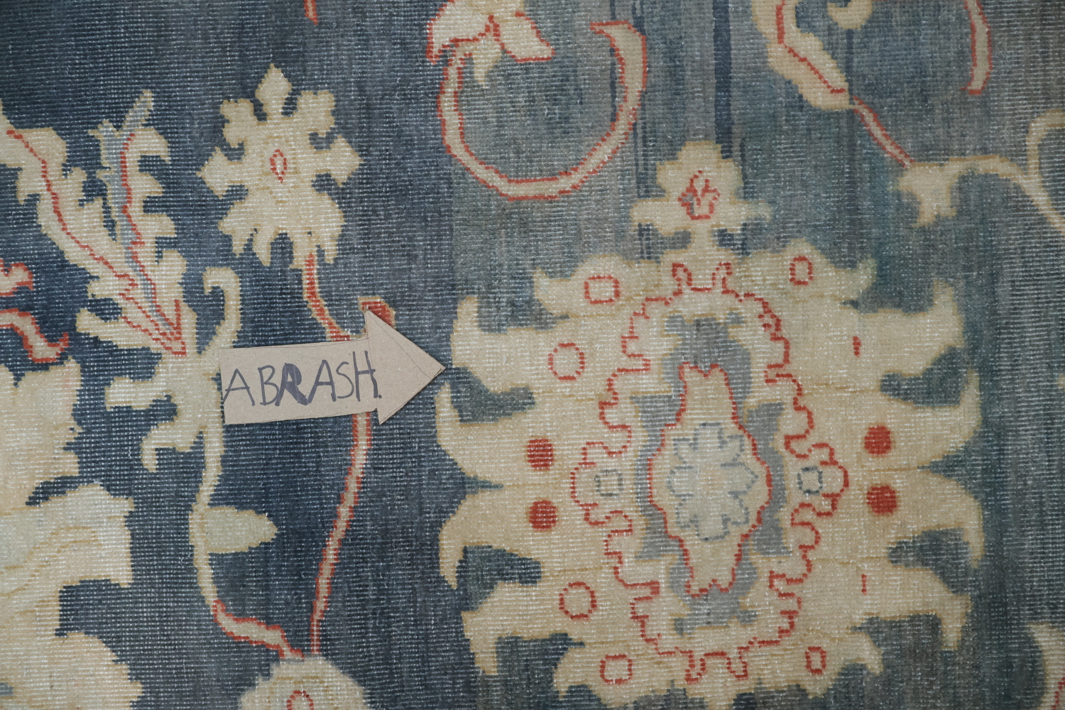 Traditional Oushak Turkish Rug Featuring a Luxurious Teal Background 6x9