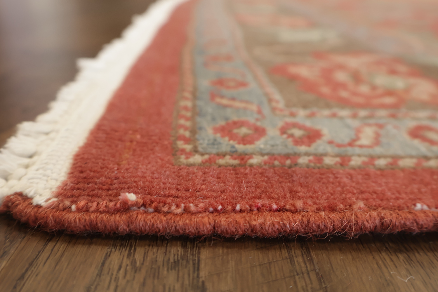 Animal Pictorial Vegetable Dye Oushak Egypt Area Rug 7x10