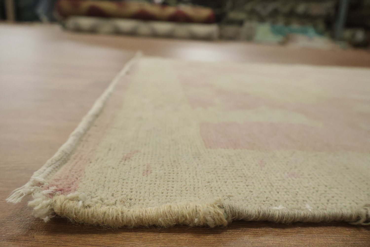 Antique Vegetable Dye Oushak Turkish Area Rug 3x5
