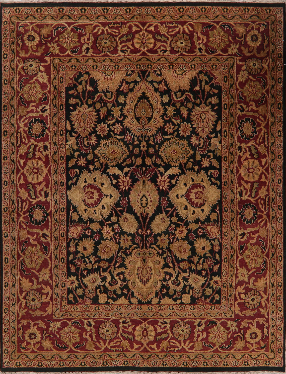 All-Over Floral Ziegler Oriental Area Rug 8x10