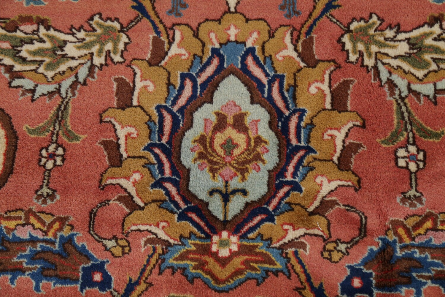 Antique Vegetable Dye Tabriz Heydarzadeh Persian Rug 11x18