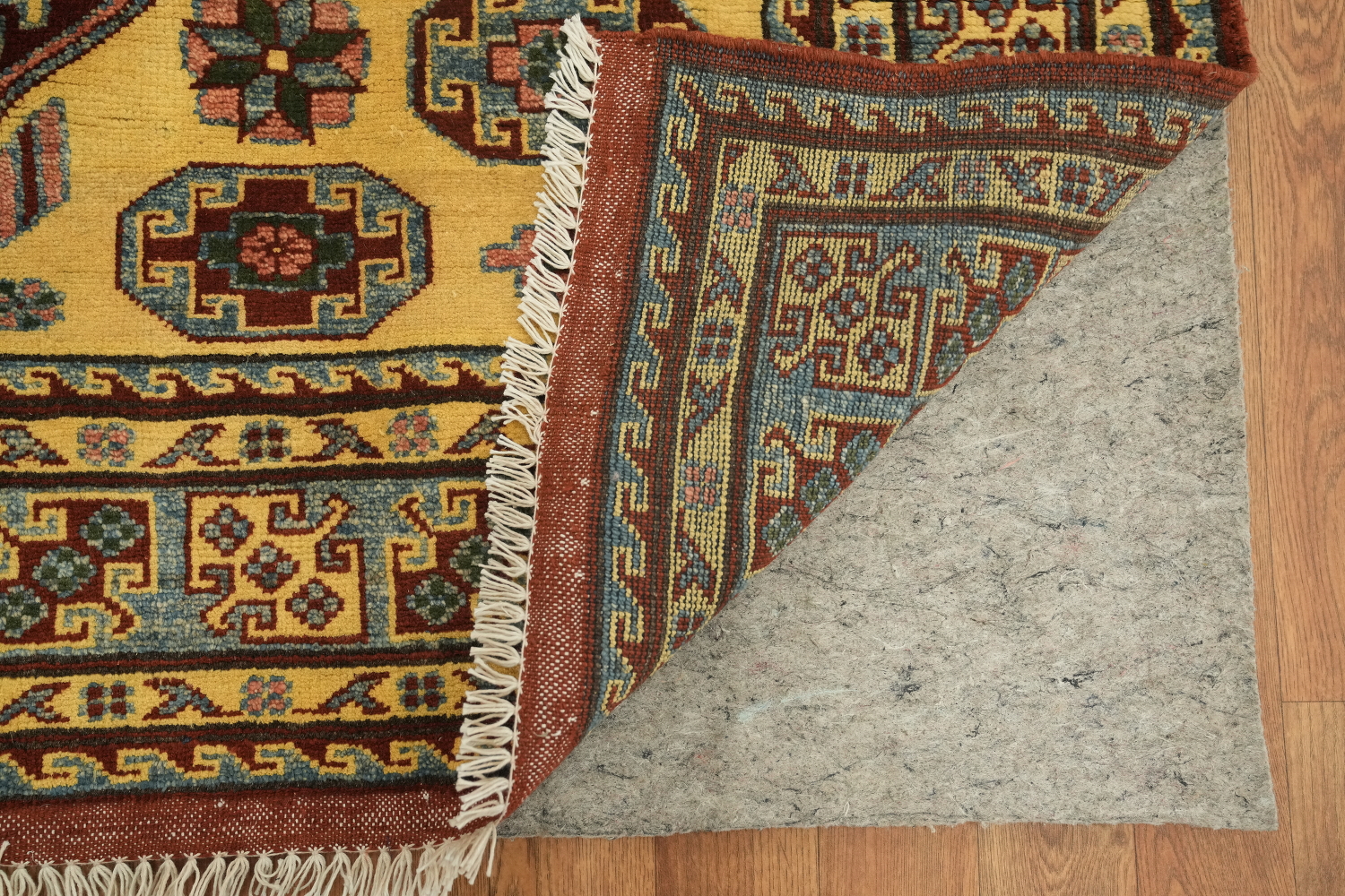 Geometric Super Kazak Oriental Rug 5x6