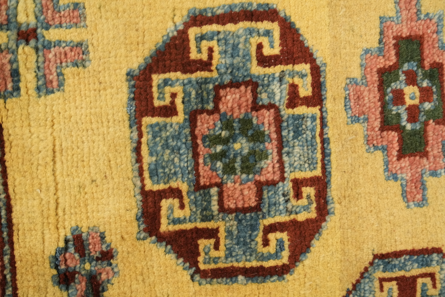 Geometric Super Kazak Oriental Rug 5x6