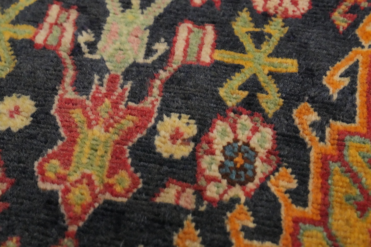 Antique Vegetable Dye Kashkoli Persian Area Rug 5x8