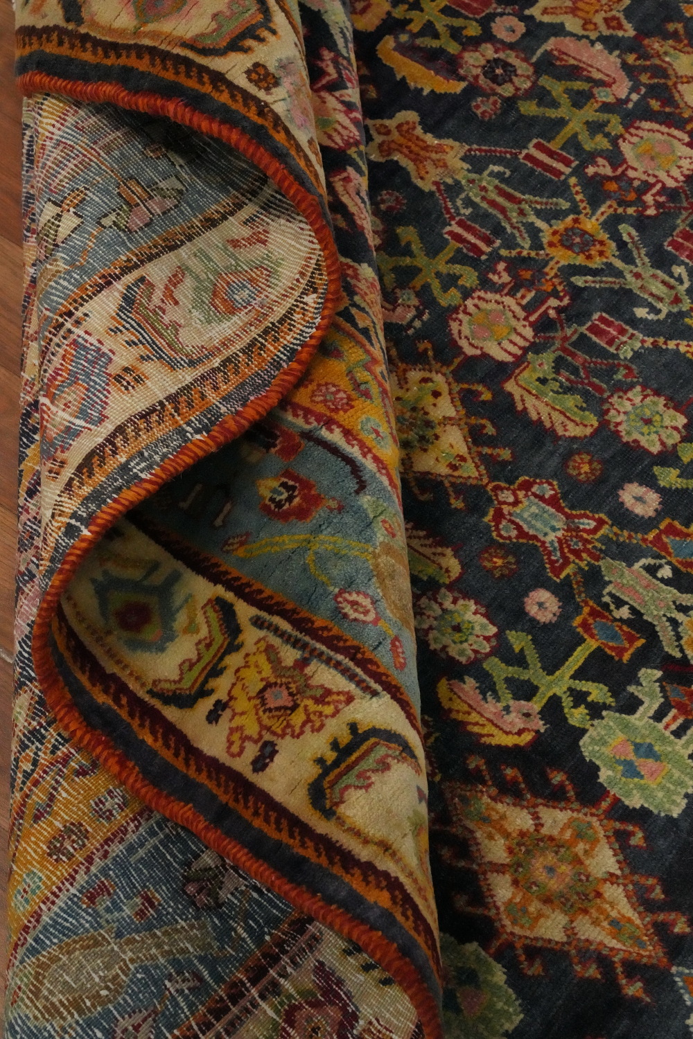 Antique Vegetable Dye Kashkoli Persian Area Rug 5x8
