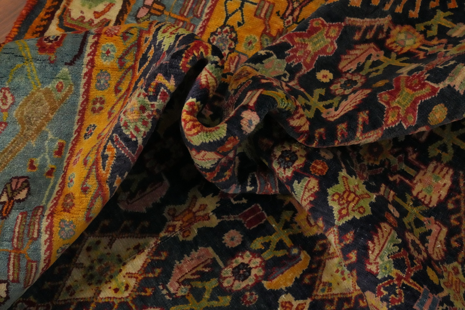 Antique Vegetable Dye Kashkoli Persian Area Rug 5x8